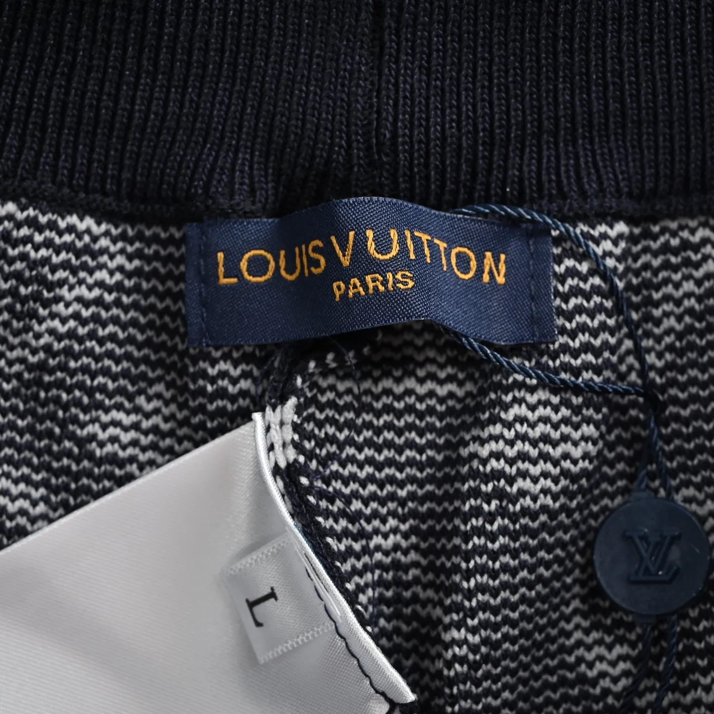 Louis Vuitton/Louis Vuitton full-frame old flower jacquard knitted shorts